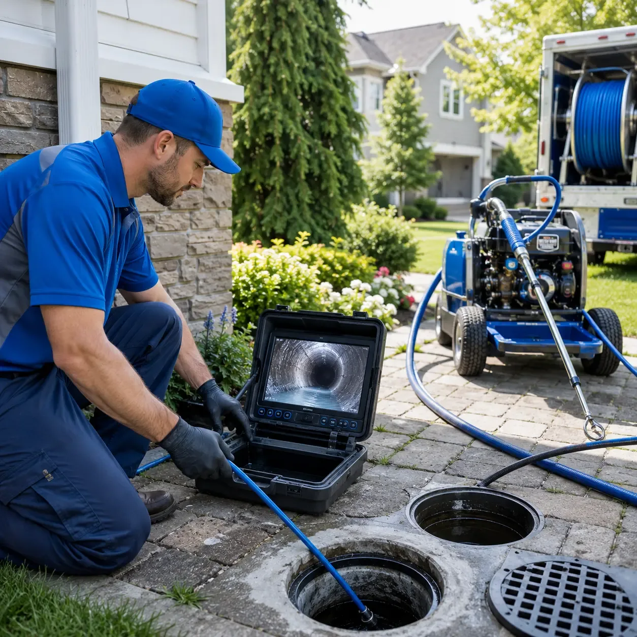 Outdoor drain cleaning professionals serving Estherwood, LA