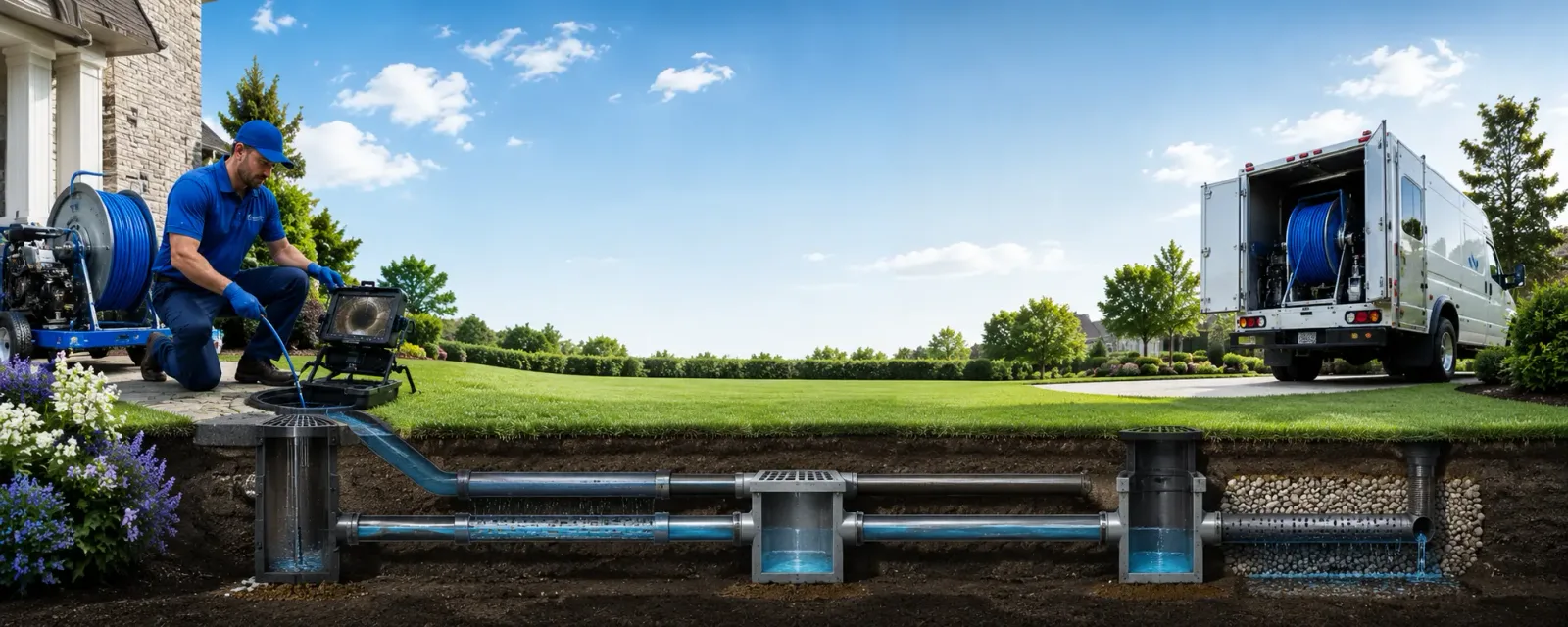 Outdoor drain cleaning information for Estherwood, LA